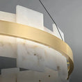 Load image into Gallery viewer, Alabaster Glo Modern Round Chandelier
