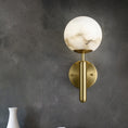 Load image into Gallery viewer, Alabaster Global Wall Light for Bedroom
