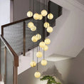 Load image into Gallery viewer, Alabaster Global Wavy Chandelier
