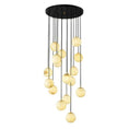 Load image into Gallery viewer, Alabaster Global Wavy Chandelier
