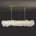 Load image into Gallery viewer, Alabaster Linear Chandelier (Rod)
