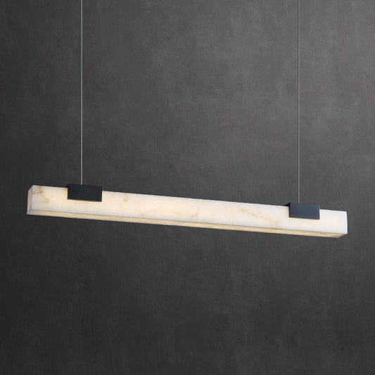 Alabaster Square Pillar Chandelier