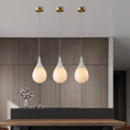 Load image into Gallery viewer, Alabaster Teardrop Pendant Light
