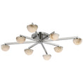Load image into Gallery viewer, Alabaster Wearstler Pedra Large Staggered Arm Flush Mount
