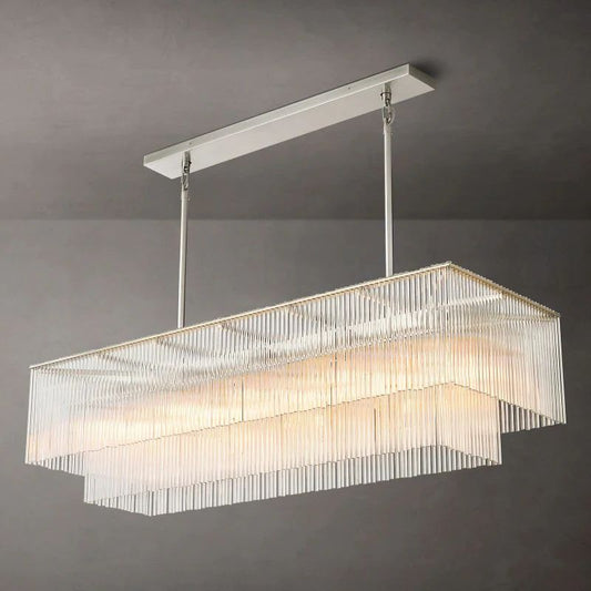 Amad Rectangular Chandelier 54"