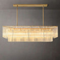 Load image into Gallery viewer, Amad Rectangular Chandelier 54"
