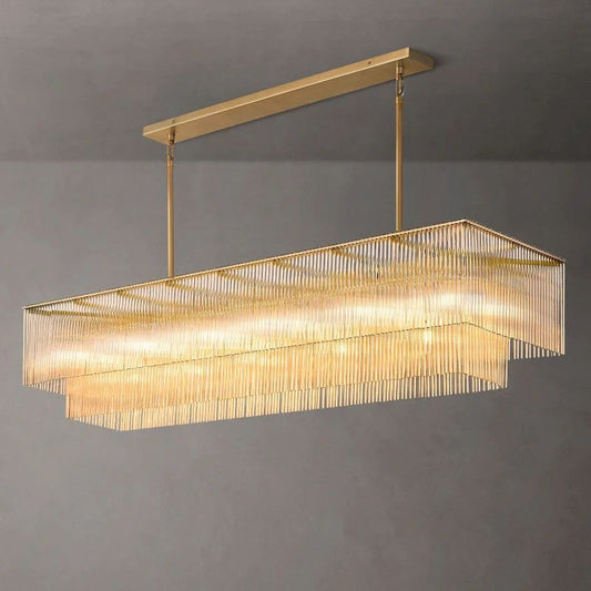 Amad Rectangular Chandelier 72"