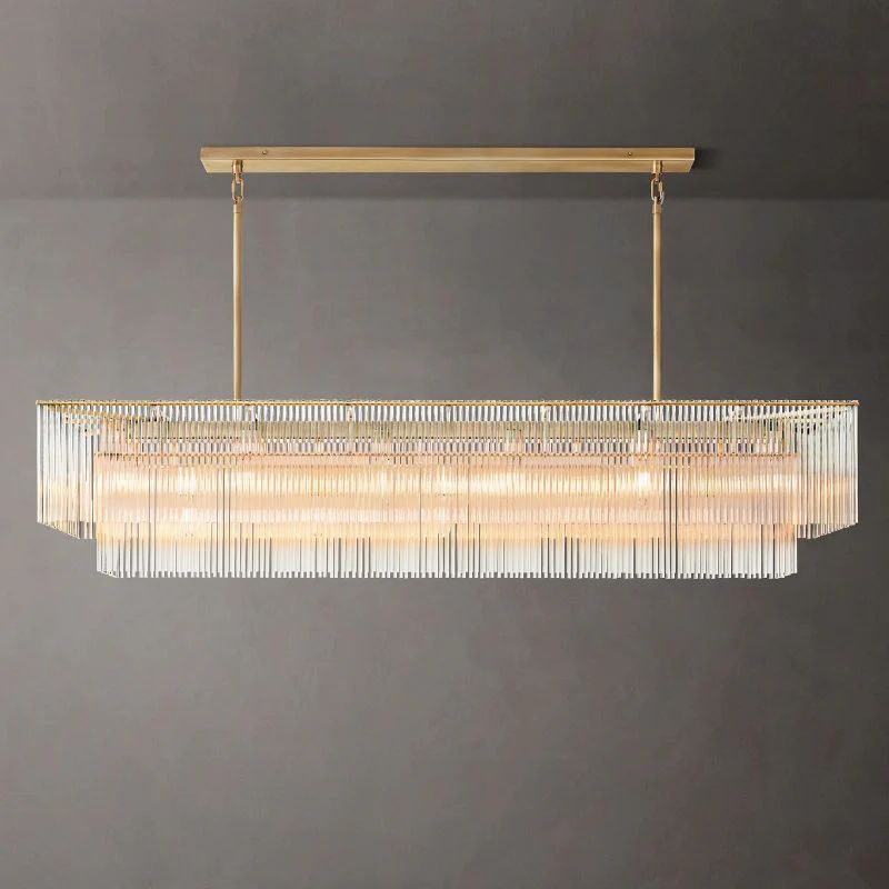 Amad Rectangular Chandelier 72"
