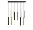 Load image into Gallery viewer, Amay Lights Linear LED Chandelier
