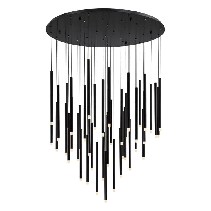 Amay Lights Round LED Chandelier