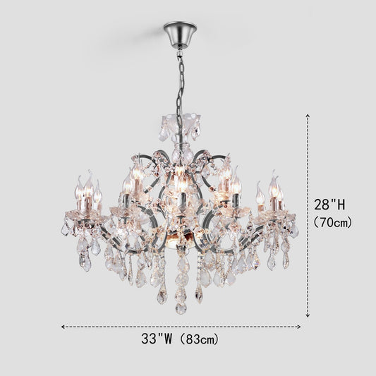 Antique Crystal Chandelier