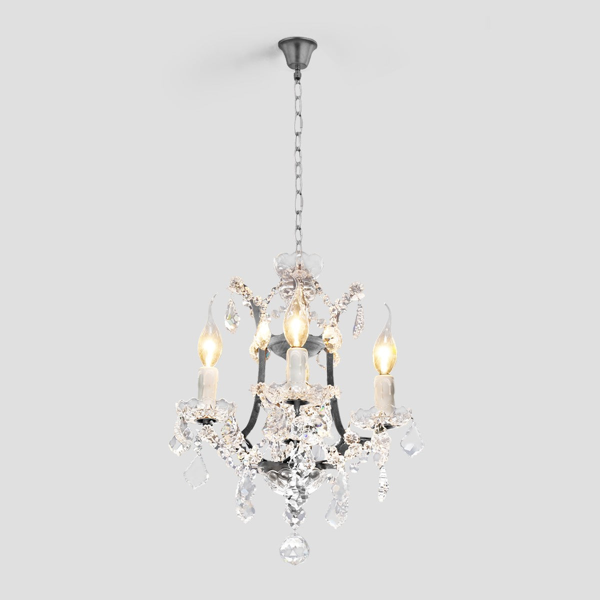 Antique Crystal Chandelier