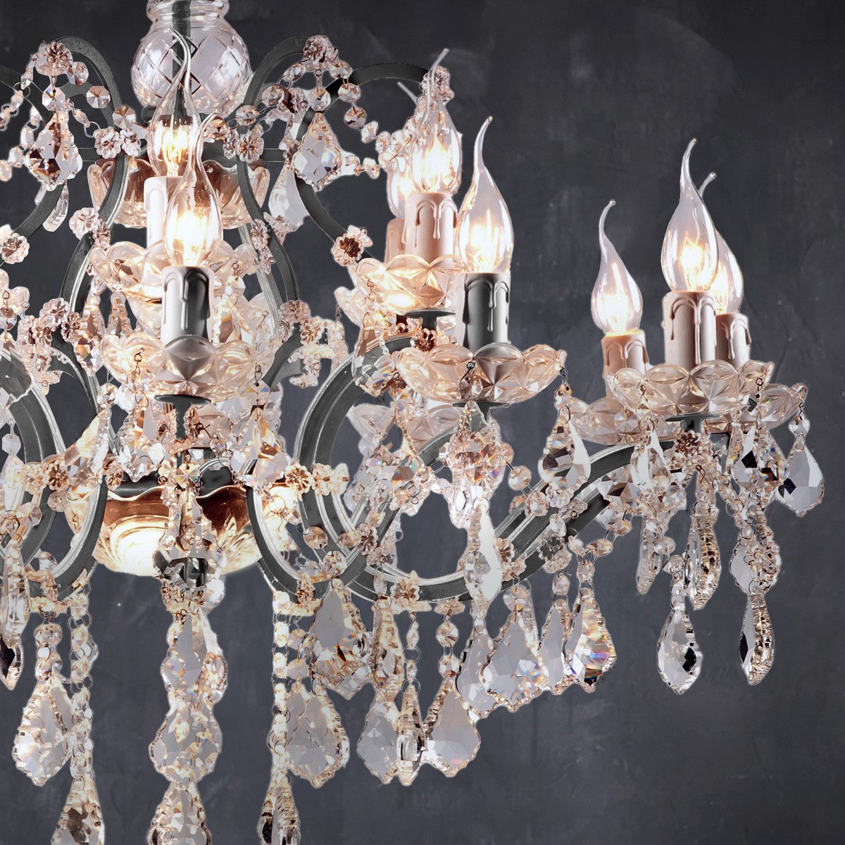 Antique Crystal Chandelier