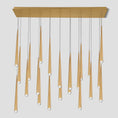 Load image into Gallery viewer, Aquita Rectangle Tubular Pendant
