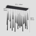 Load image into Gallery viewer, Aquita Rectangle Tubular Pendant
