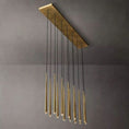 Load image into Gallery viewer, Aquita Modern Linear Chandelier 72"

