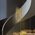 Load image into Gallery viewer, Aquita Round Tubular Pendant
