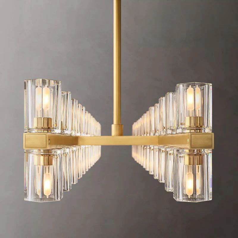 Arca Rectangular Chandelier 54"