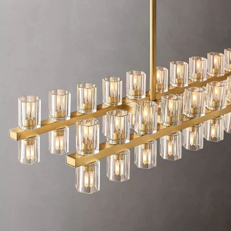 Arca Rectangular Chandelier 54"