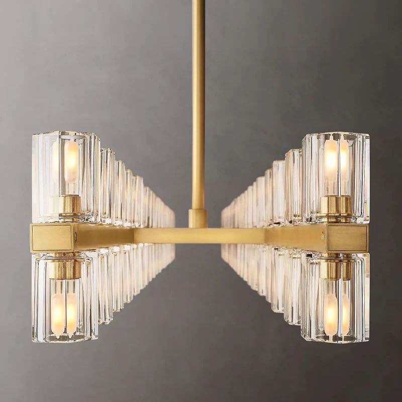 Arca Rectangular Chandelier 72"