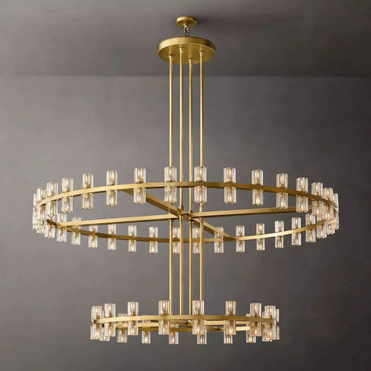 Arca Round 2-Tier Chandelier 60"