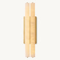 Load image into Gallery viewer, Audubo Alabaster Double Sconce
