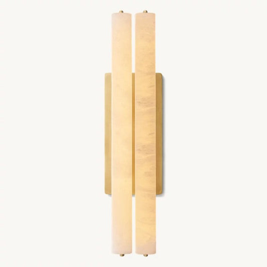 Audubo Alabaster Double Sconce