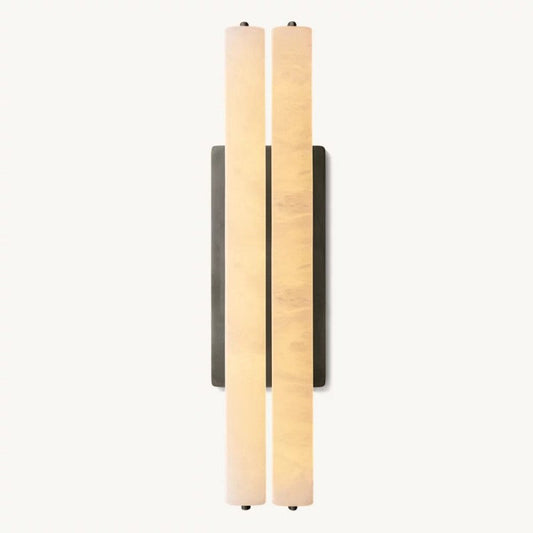 Audubo Alabaster Double Sconce