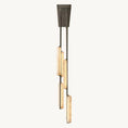 Load image into Gallery viewer, Audubo Alabaster Linear Chandelier 54"
