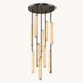 Load image into Gallery viewer, Audubo Alabaster Round Chandelier 24"
