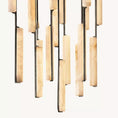Load image into Gallery viewer, Audubo Alabaster Round Chandelier 40"

