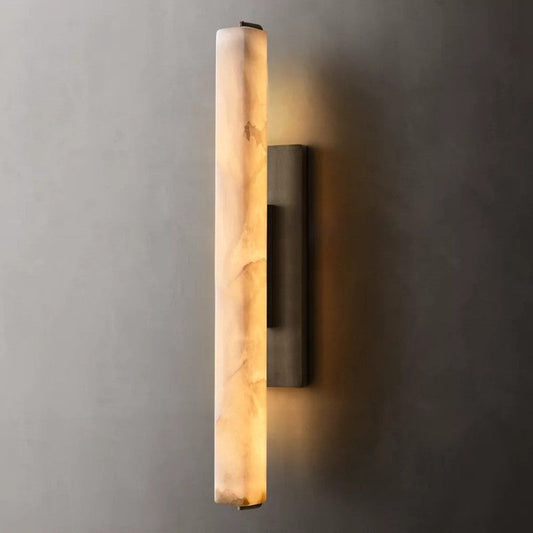 Audubo Alabaster Single Sconce