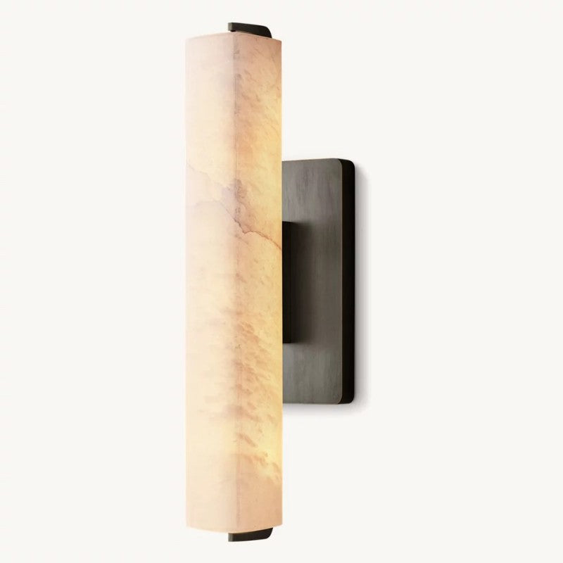 Audubo Alabaster Single Sconce