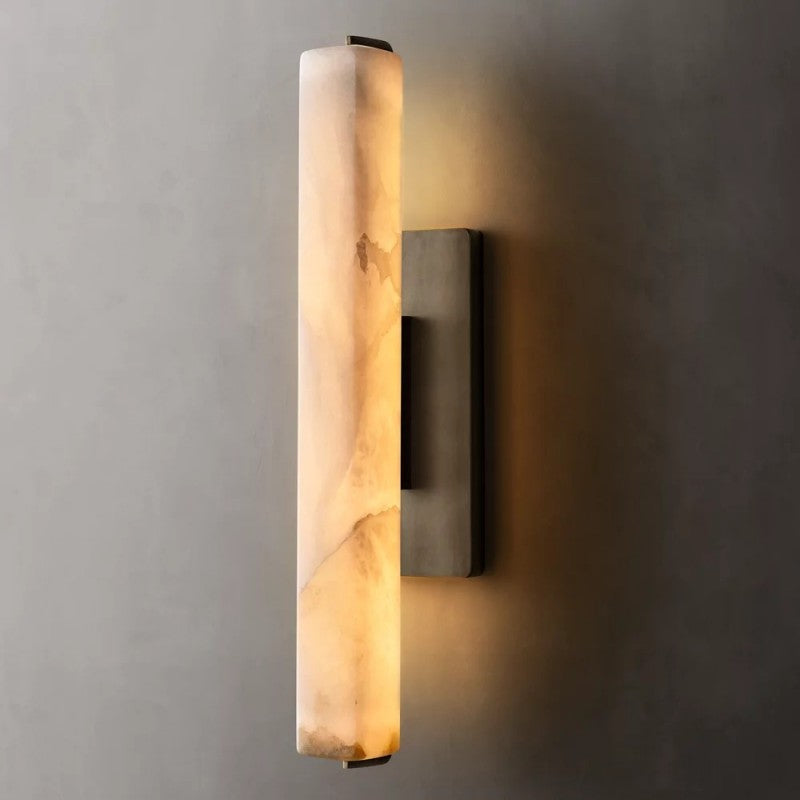 Audubo Alabaster Single Sconce
