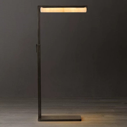 Audubo Alabaster Task Floor Lamp