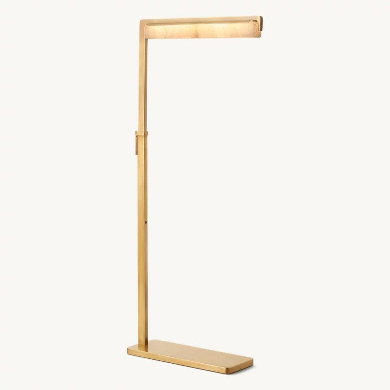 Audubo Alabaster Task Floor Lamp