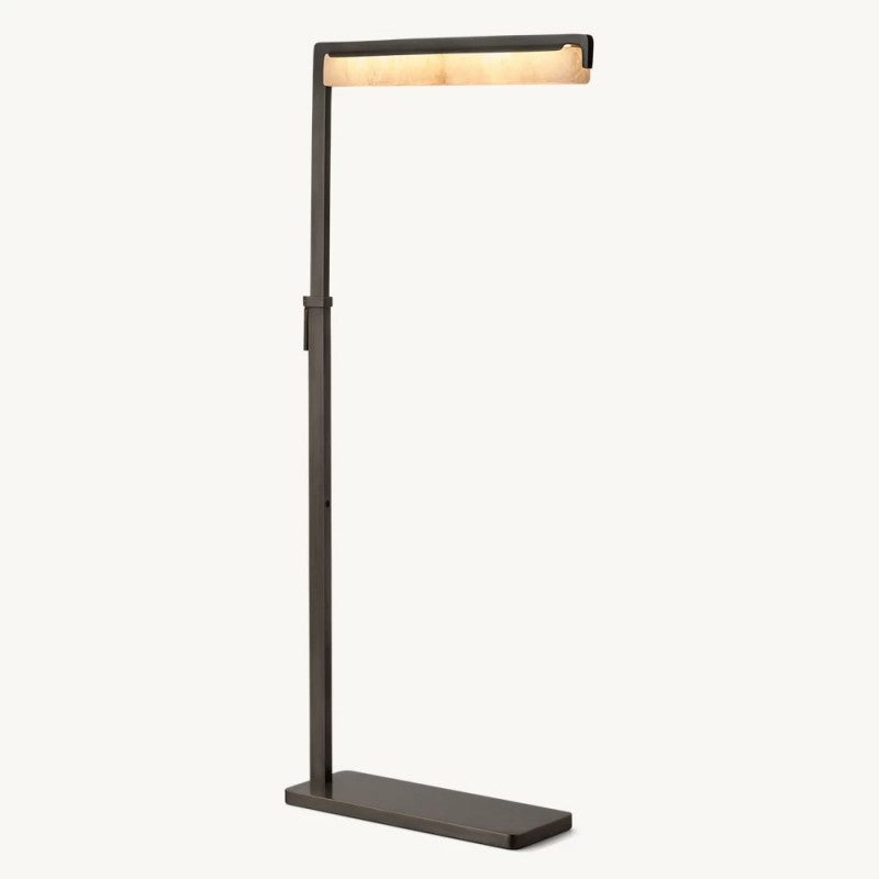 Audubo Alabaster Task Floor Lamp