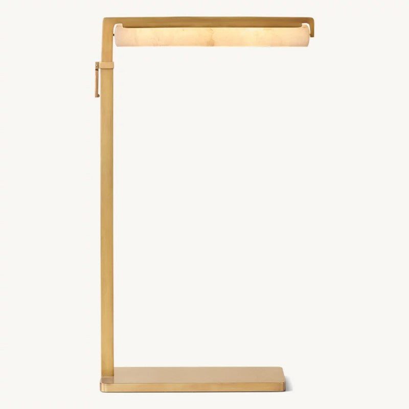 Audubo Alabaster Task Floor Lamp