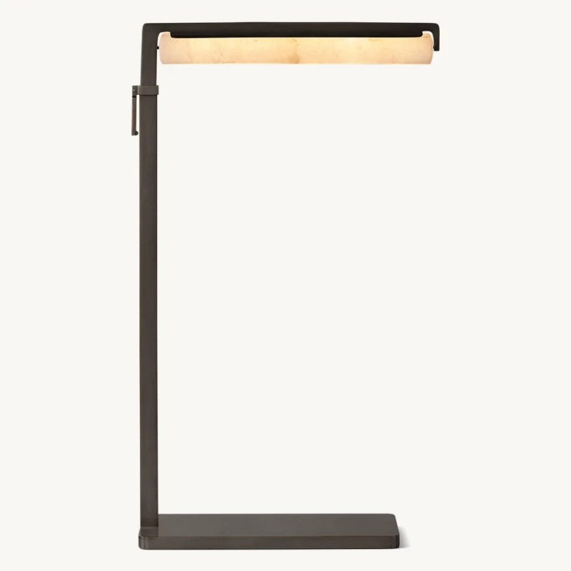 Audubo Alabaster Task Floor Lamp