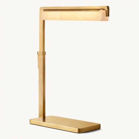 Audubo Alabaster Task Table Lamp