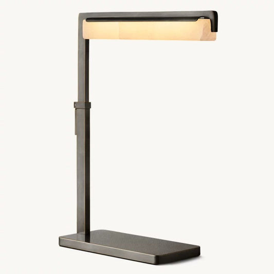 Audubo Alabaster Task Table Lamp