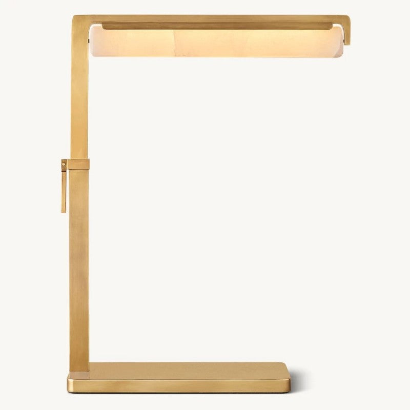 Audubo Alabaster Task Table Lamp