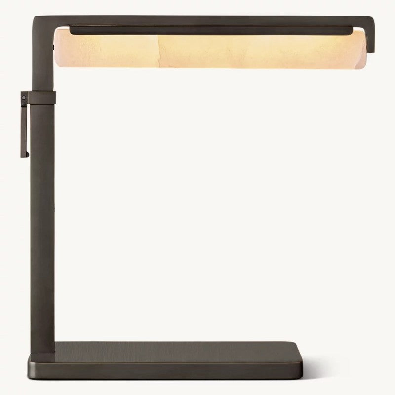 Audubo Alabaster Task Table Lamp
