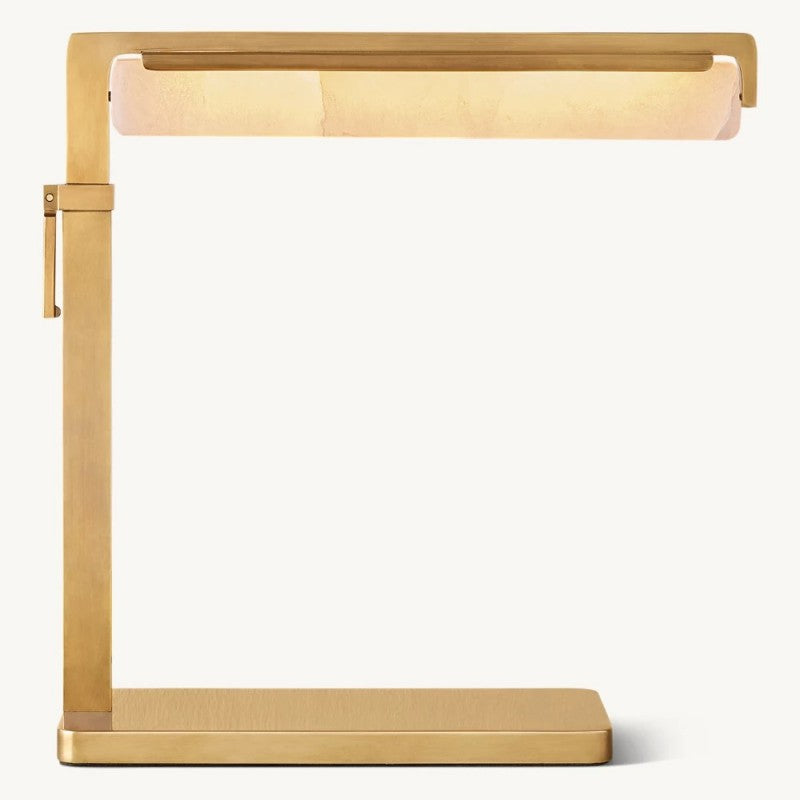 Audubo Alabaster Task Table Lamp