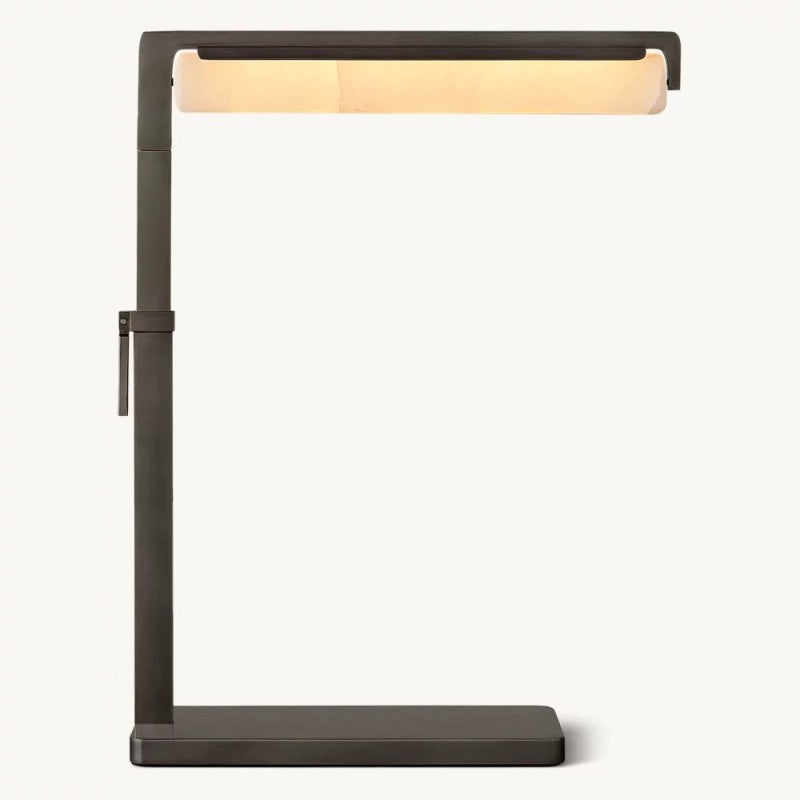Audubo Alabaster Task Table Lamp