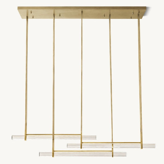 Audubo Triple Bar Linear Chandelier