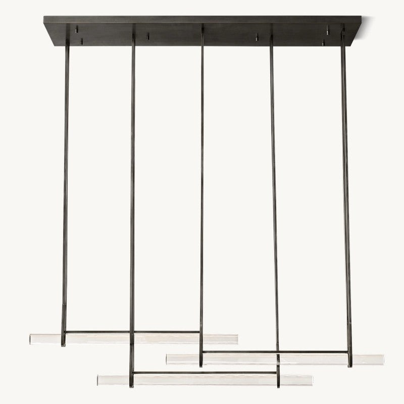 Audubo Triple Bar Linear Chandelier