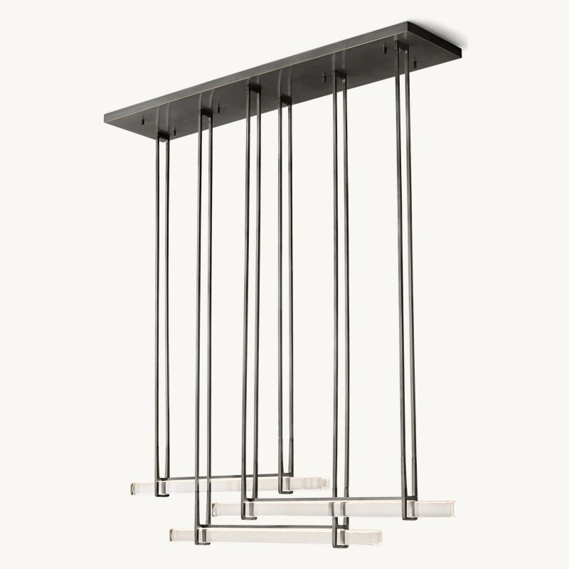 Audubo Triple Bar Linear Chandelier
