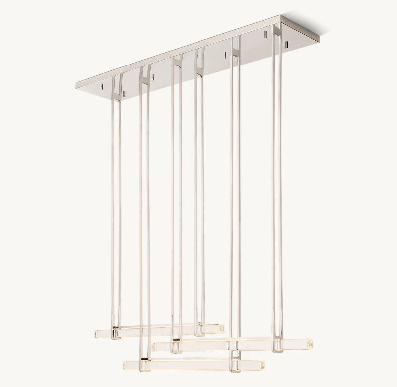 Audubo Triple Bar Linear Chandelier
