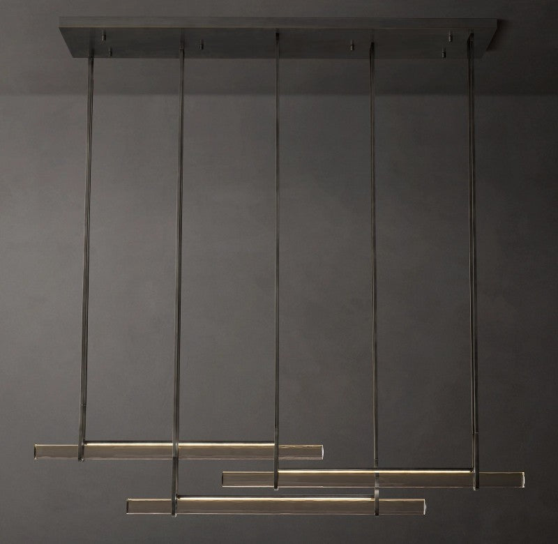 Audubo Triple Bar Linear Chandelier